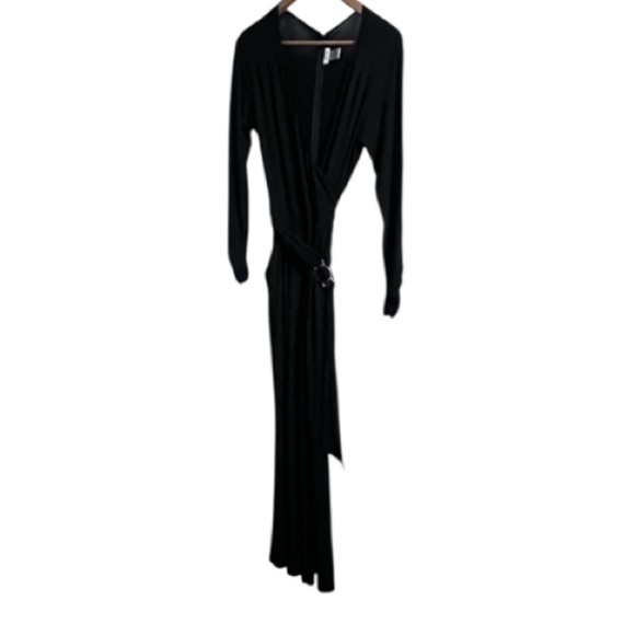 Cache Dishy Dress Sz S Black A-Line Long Elegant Black Maxi Dress - Picture 9 of 9